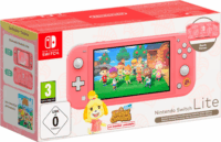 Nintendo Switch Lite 32GB Korall + Animal Crossing New Horizons Melinda Aloha Bundle