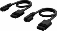 Corsair iCUE LINK Slim 90° 200mm kábel - Fekete (2 db/csomag)
