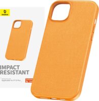 Baseus Fauxther Series iPhone 15 Plus Tok - Narancssárga