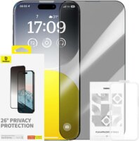 Baseus Diamond iPhone 15 Pro Max Edzett üveg betekintésvédelmi kijelzővédő