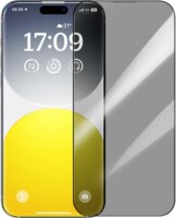 Baseus Diamond iPhone 15 Edzett üveg betekintésvédelmi kijelzővédő