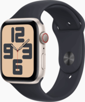 Apple Watch SE (2023) 44mm Okosóra M/L méretű szíjjal - Midnight