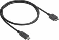 Akyga AK-USB-44 USB-C apa - USB-B apa 3.0 Adat és töltő kábel - Fekete (1m)