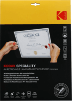 Kodak 200 mikron A4 újrahasználható lamináló fólia (10 db / csomag)
