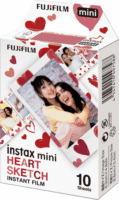 Fujifilm Instax Mini Film Heart Sketch instant fotópapír (10 db)