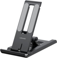 USAMS ZJ070ZJ01 Mobiltelefon Univerzális Asztali Állvány - Fekete