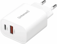 Intenso W30AC USB-C / USB-A Hálózati Gyorstöltő Adapter 30W - Fehér