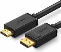 Ugreen DP101 DisplayPort 1.2 - HDMI 1.4 Kábel 5m - Fekete