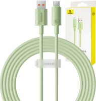 Baseus Habitat Series USB-A apa - USB Type-C apa Adat és töltő kábel - Zöld (2m)