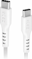 SBS TECABLETCC20W USB-C apa - USB-C apa 2.0 Adat és töltőkábel - Fehér (1.5m)