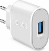 SBS TETR1USB2AWFAST 1x USB Type-A Hálózati töltő - Fehér (10W)