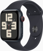 Apple Watch SE (2023) 44mm Okosóra S/M méretű szíjjal - Midnight