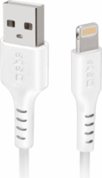 SBS TECABLEUSBIP589W USB-A apa - Lightning apa 2.0 Adat és töltőkábel - Fehér (1m)
