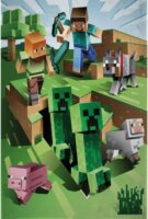 Minecraft: Kúszónövények harca polár takaró - 100 x 150 cm