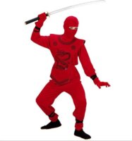 Widmann Vörös sárkány ninja jelmez - 140-es méret