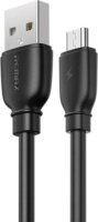 Remax Suji Pro Series RC-138M USB-A apa - Micro USB apa 2.0 Adat és töltőkábel - Fekete (1m)