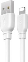 Remax Suji Pro Series USB-A apa - Lightning apa 2.0 Adat és töltőkábel - Fehér (1m)