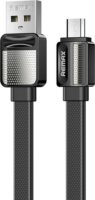 Remax Platinum Pro Series RC-154M USB-A apa - Micro USB apa 2.0 Adat és töltőkábel - Fekete (1m)