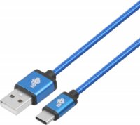 TB AKTBXKUCSBA15PN USB-A apa - USB-C apa 2.0 Adat és töltőkábel - Kék (1.5m)