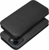 Dual Pocket Apple iPhone 15 Flip Tok - Fekete