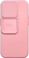 Slide Apple iPhone 15 Kameravédős Tok - Rózsaszín