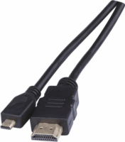 Emos SB1201 micro HDMI apa - HDMI apa Kábel 1.5m - Fekete