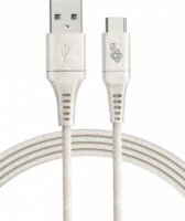 TB AKTBXKUC3A10EKO USB-A apa - USB-C apa 2.0 Adat és töltőkábel - Bézs (1m)