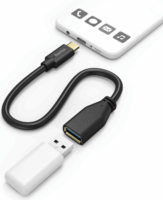 Hama 201605 USB-C apa - USB-A anya OTG Adapter