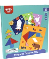 Tooky Toy Mágneses tangram képkirakó