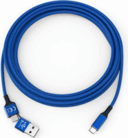 smrter SPEEDY-C BL USB-A/USB-C apa - USB-C apa 2.0 Adat és töltőkábel - Kék (1m)