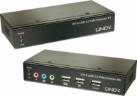 Lindy 39377 DVI + USB + Audio Extender UTP Jeltovábbító 50m