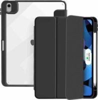 Puro Zeta Apple iPad 10,9" (2022) Trifold tok - Fekete/Átlátszó