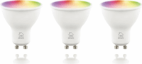 Deltaco Smart LED Spot izzó 5W 470lm 2700-6500K GU10 - RGB (3db / csomag)