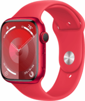 Apple Watch Series 9 GPS (45mm) Okosóra - Piros Aluminium tok Piros Sport Szíjjal S/M