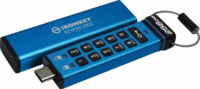 Kingston Ironkey Keypad 200C USB-C 256GB Pendrive - Kék