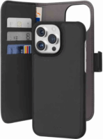 Puro Eco-Leder Wallet Apple iPhone 15 Pro Max Flip Tok - Fekete