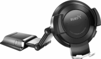 Bury PowerKit USB Mobiltelefon autós tartó/töltő - Fekete