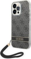 Guess 4G Print Strap Apple iPhone 14 Pro Max Tok - Fekete/Mintás