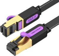 Vention STP CAT7 Lapos patch kábel 3m - Fekete