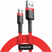 Baseus Cafule USB apa - micro USB apa 2.0 Adat és töltő kábel - Piros (2m)