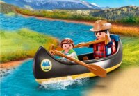 Playmobil Family Fun Hordozható kempingezős szett csónakkal
