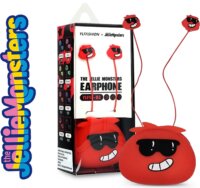 Ylfashion YLFS-01 Jellie Monsters Vezetékes Headset - Piros