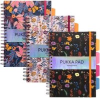 Pukka Pad Project Book Bloom 200 oldalas B5 vonalas spirálfüzet - Többfajta