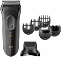 Braun 3000BT Series 3 Elektromos borotva és szakállvágó - Fekete