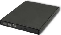 Qoltec 51858 Külső USB-A DVD/CD Íro - Fekete