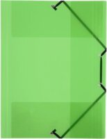 Viquel Propyglass A4 15mm Gumis mappa - Zöld