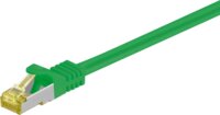 Goobay S/FTP CAT6a Patch kábel 7.5m - Zöld