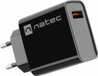 Natec Ribera NUC-2058 USB-A Hálózati Töltő Adapter 18W - Fekete