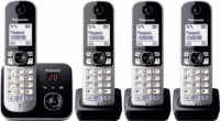 Panasonic KX-TG6824GB DECT Asztali Telefon - Fekete/Ezüst
