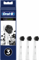 Oral-B Pure Clean Charcoal Elektromos fogkefe Pótfej - Fehér (3db)